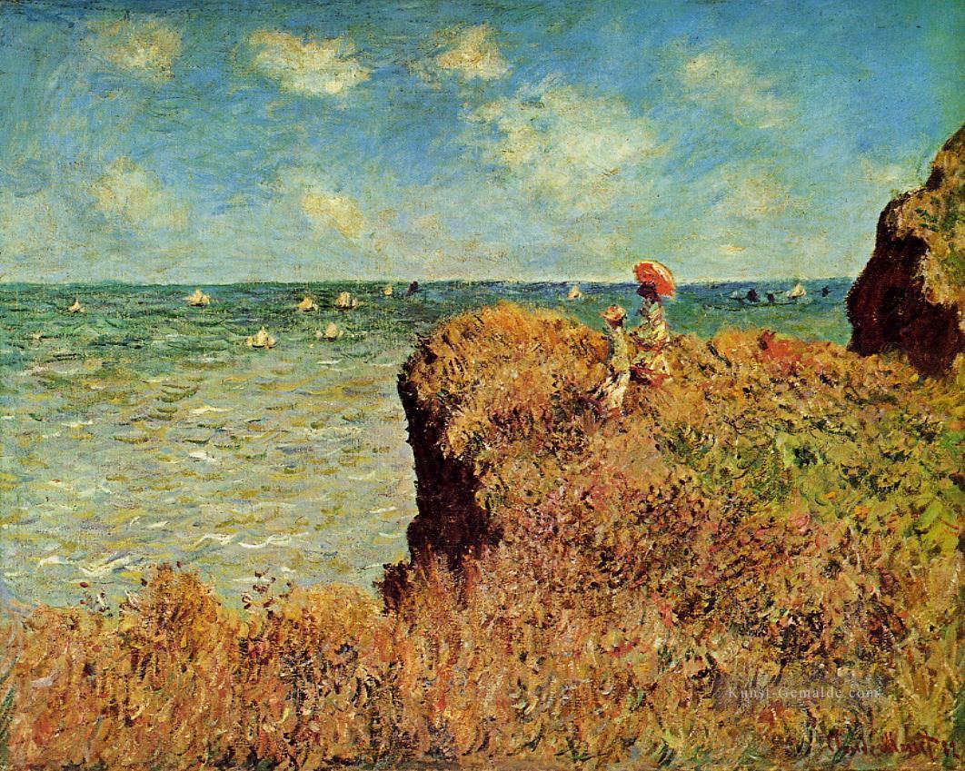 Der Cliff Walk Pourville Claude Monet Ölgemälde
